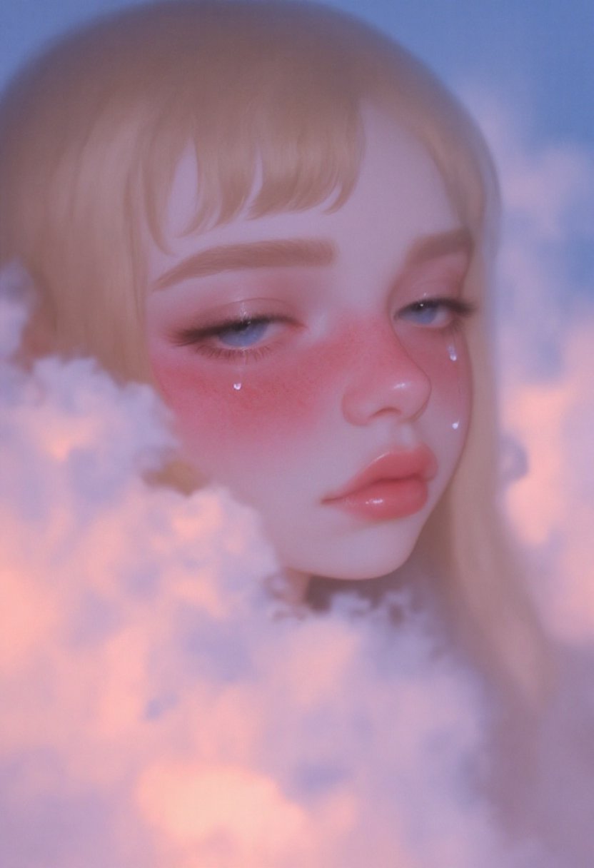 The focus is intimate and centered on her face,  captured in m1sty_style’s signature soft focus and glowing highlights. He...