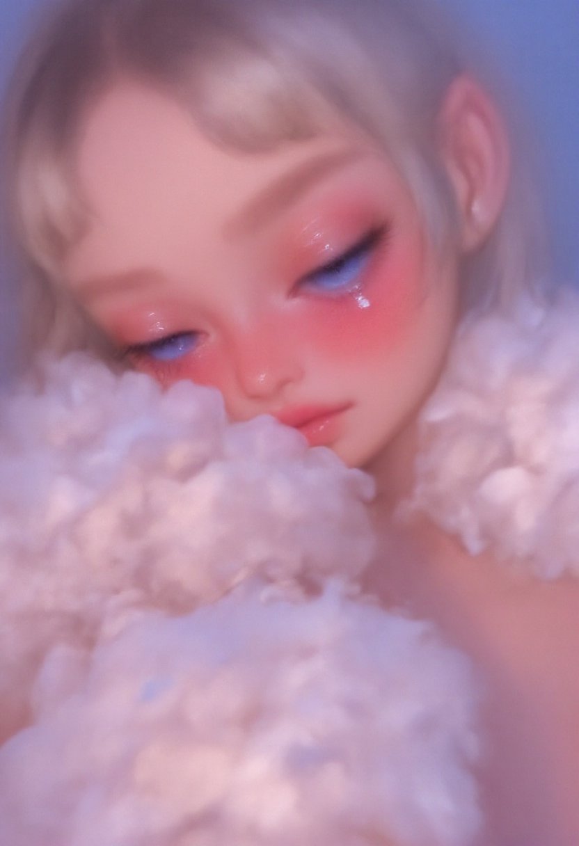 The focus is intimate and centered on her face,  captured in m1sty_style’s signature soft focus and glowing highlights. He...