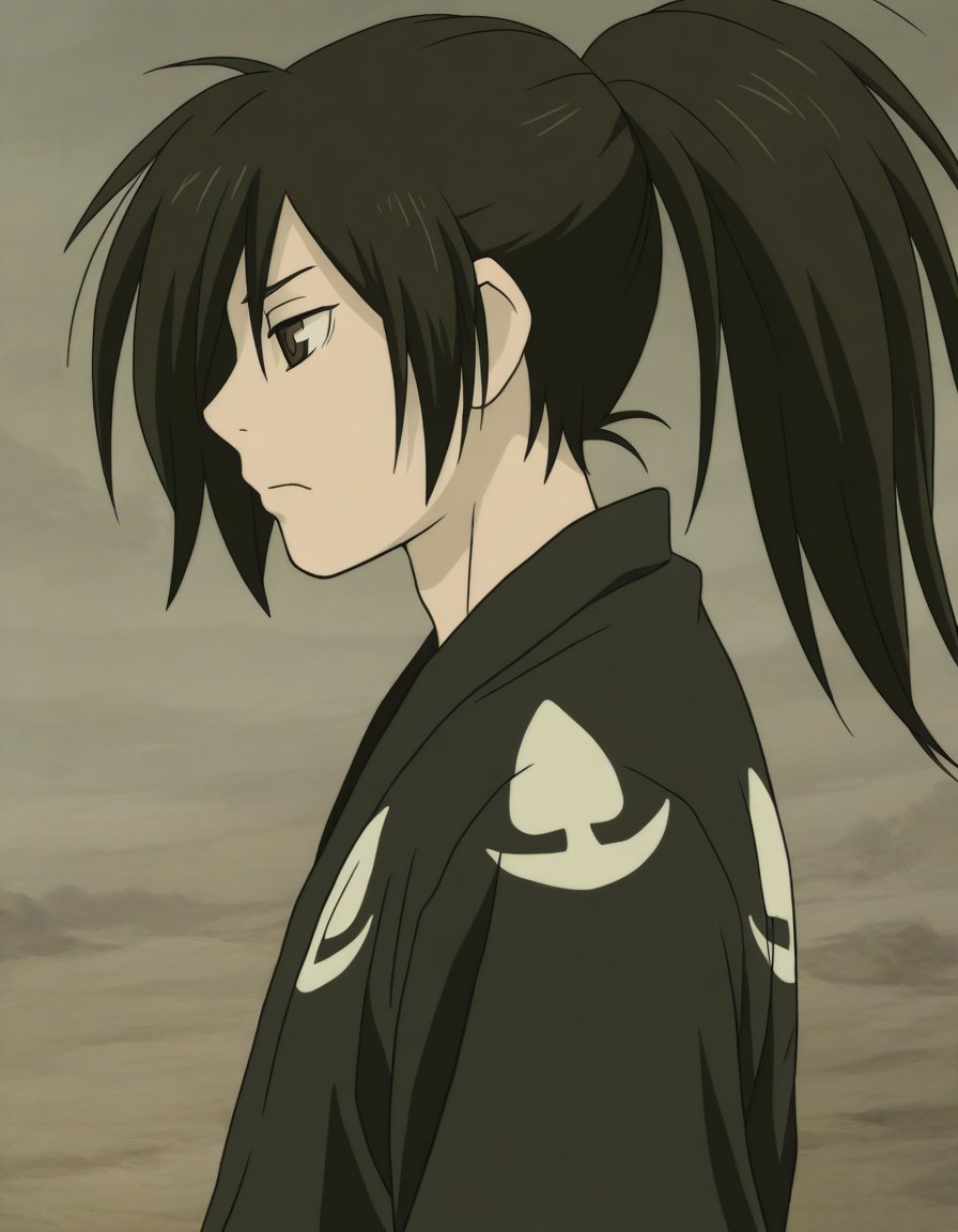 anime coloring,  anime screenshot,  HyakkimaruILXL by TecnoIA on Tensor.Art