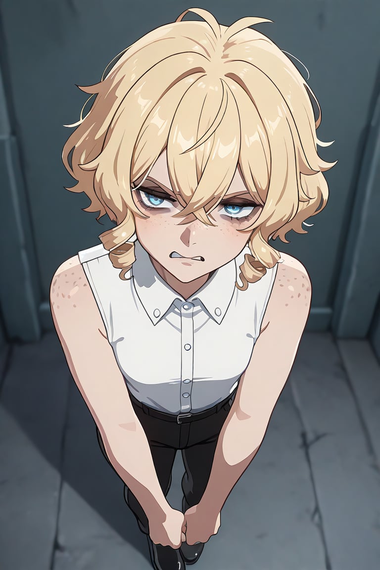 1girl,  disgust,  drill sidelocks by Mexes on Tensor.Art