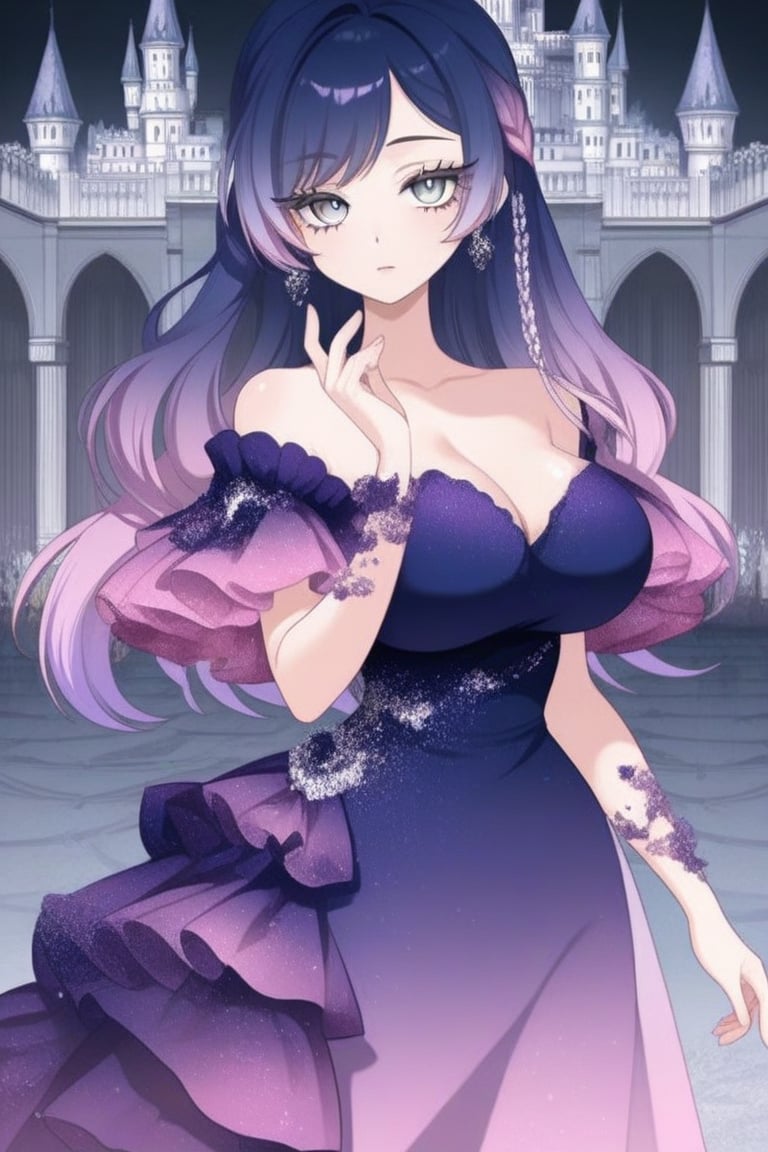 1girl,  solo,  darkblue hair by Weals on Tensor.Art