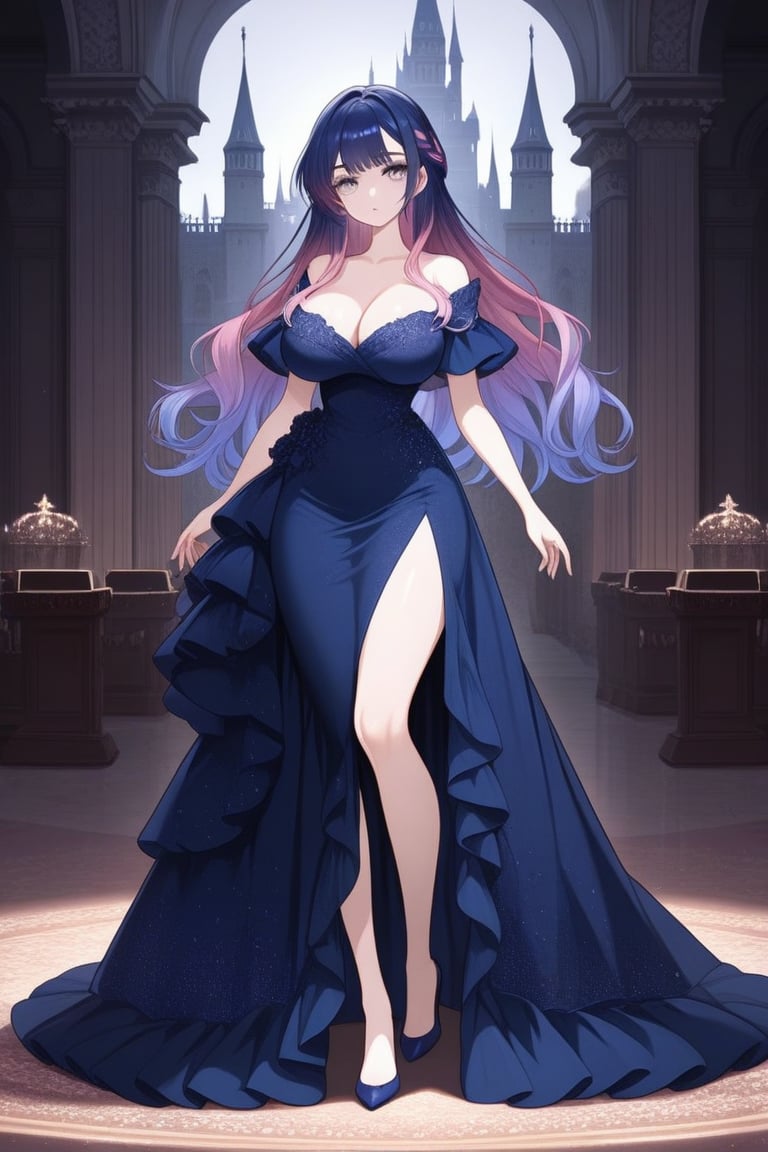 1girl,  solo,  darkblue hair by Weals on Tensor.Art