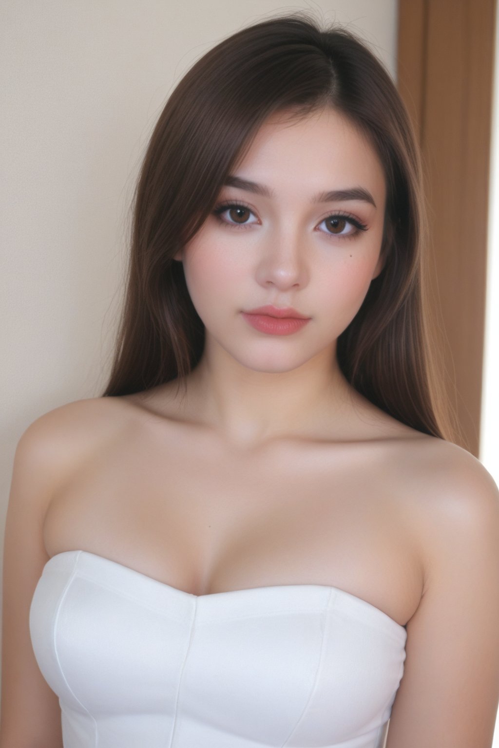 Photo of a gorgeous young woman,  mole,  upper body by username2021 on Tensor.Art