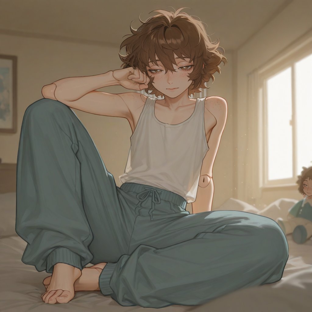 1boy,  solo,  mature by SillyFemboy on Tensor.Art