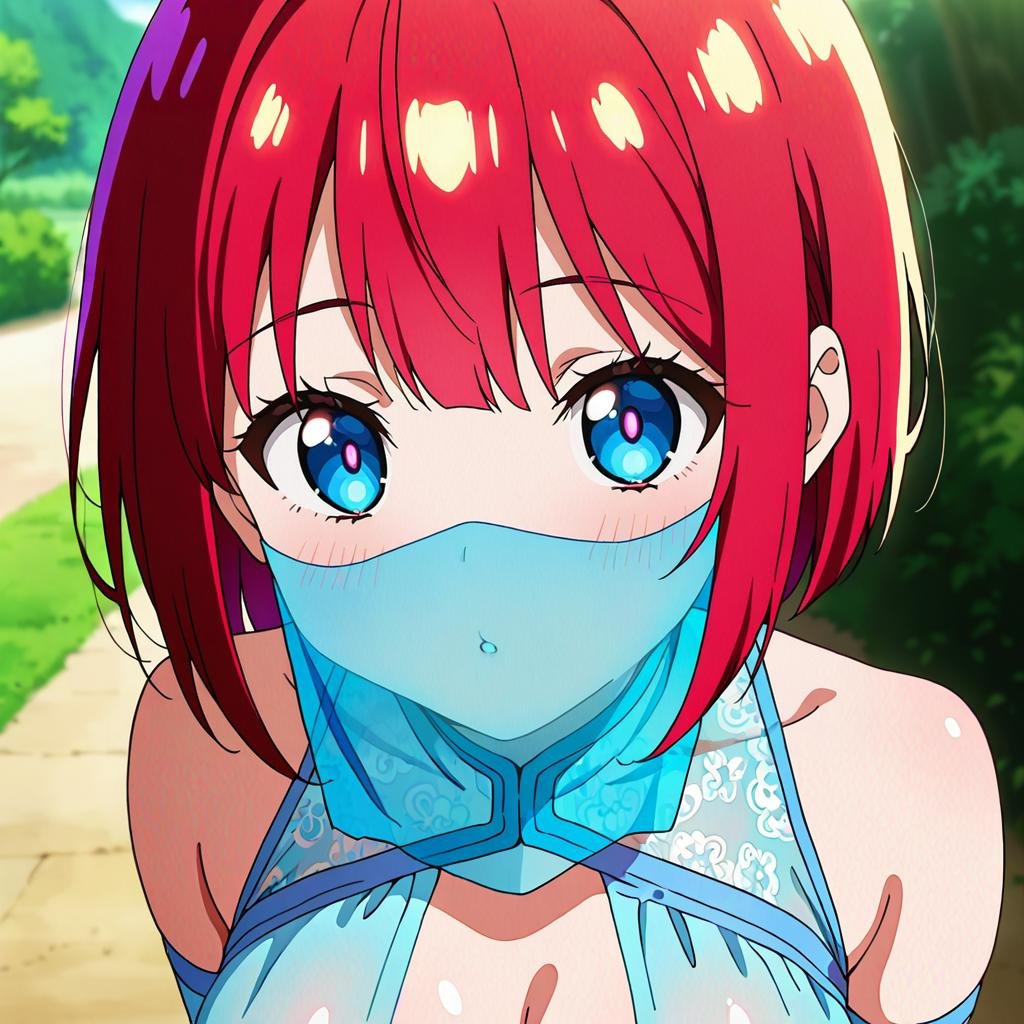 looking at viewer,  solo,  outdoors by Shirosaki33 on Tensor.Art