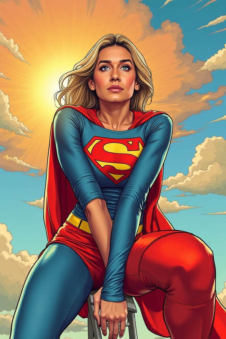2d comicboook strip,  a woman as a super hero by Realistic AI Portraits on Tensor.Art