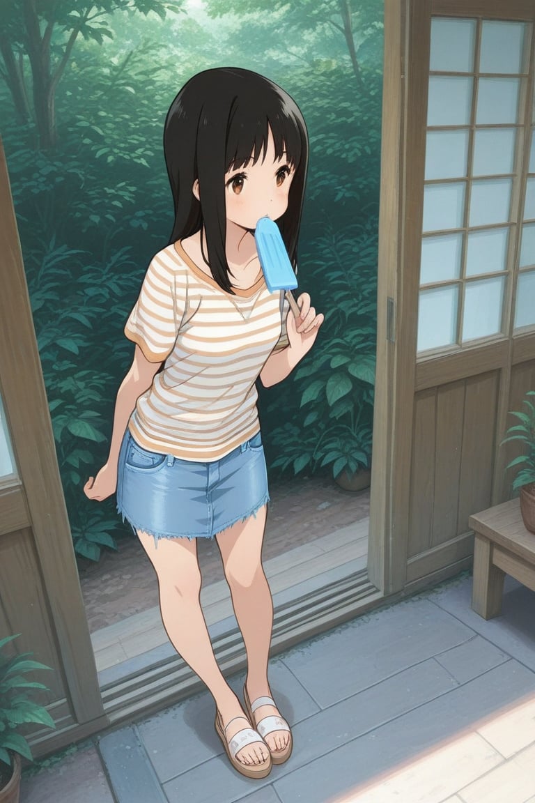 miyuki_konno,  1girl,  black long hair by だれとく紳士 on Tensor.Art