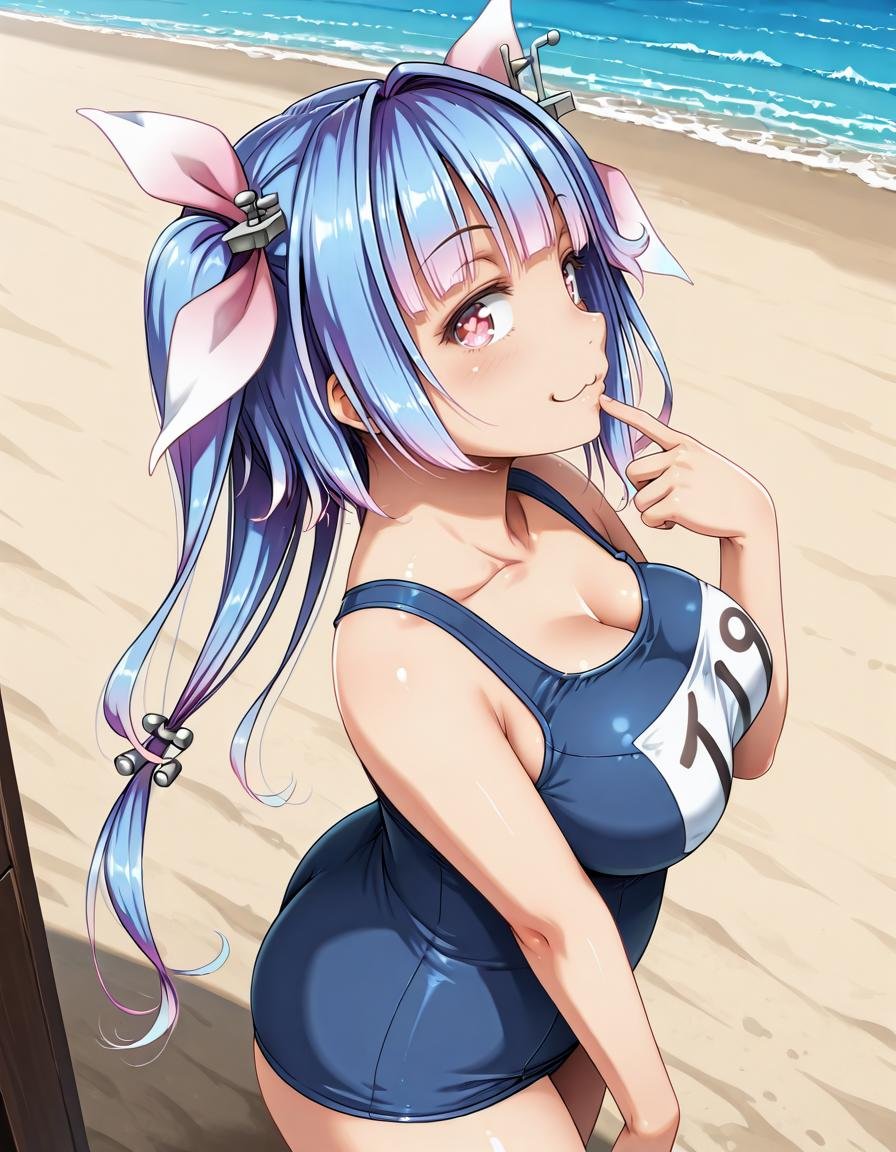 nois,  i-19 \(kancolle\),  beach by BigGuss  on Tensor.Art