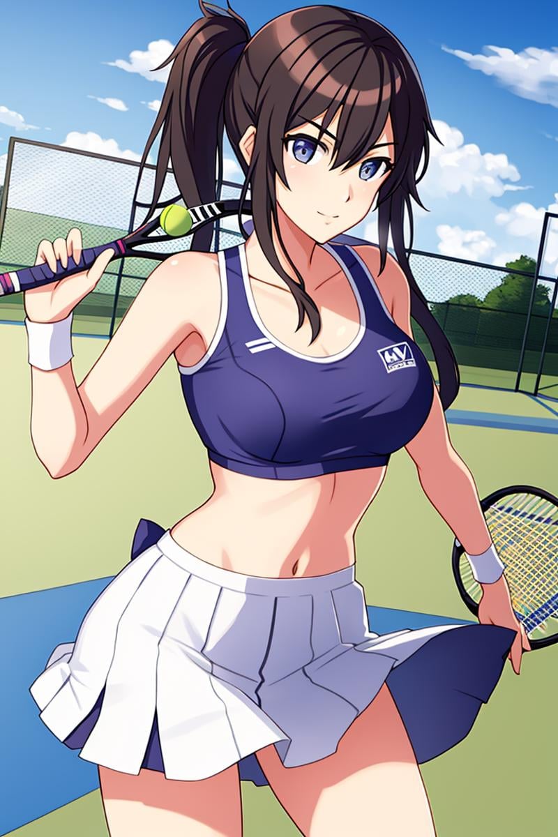 woman playing tennis by Shurik on Tensor.Art
