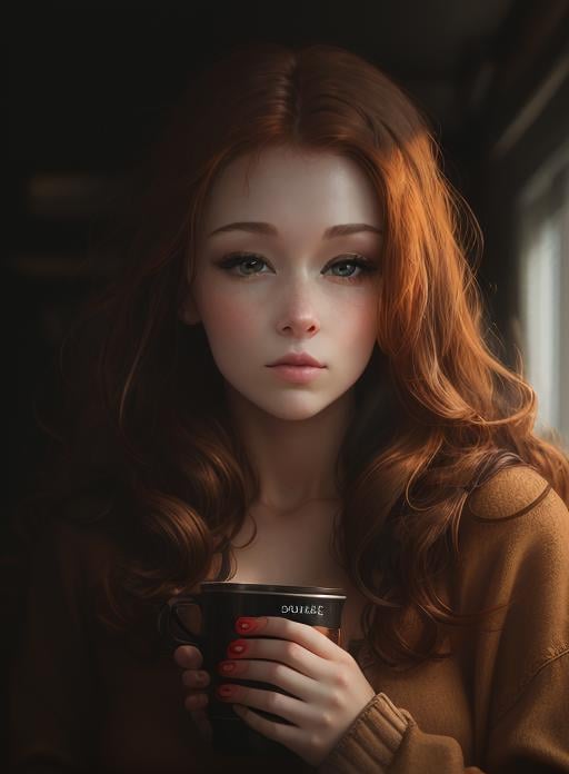 closeup,  portrait,  LeannaDecker by Shurik on Tensor.Art
