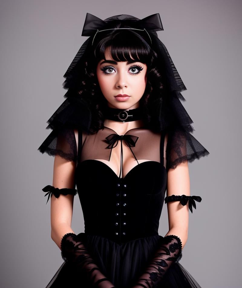 portrait closeup shot of woman wearing emo goth makeup costume,  8k,  super detailed by Shurik on Tensor.Art