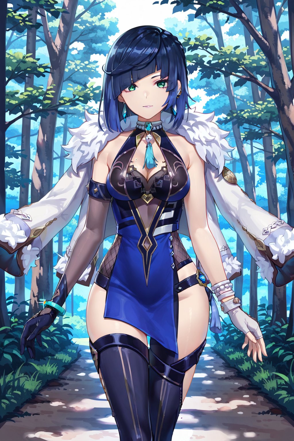 Forest,  Forest,  Thigh exposed by lijia on Tensor.Art