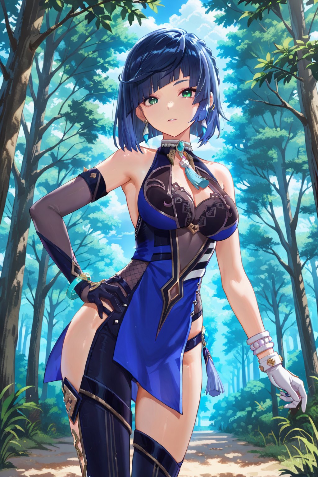Forest,  Forest,  Thigh exposed by lijia on Tensor.Art