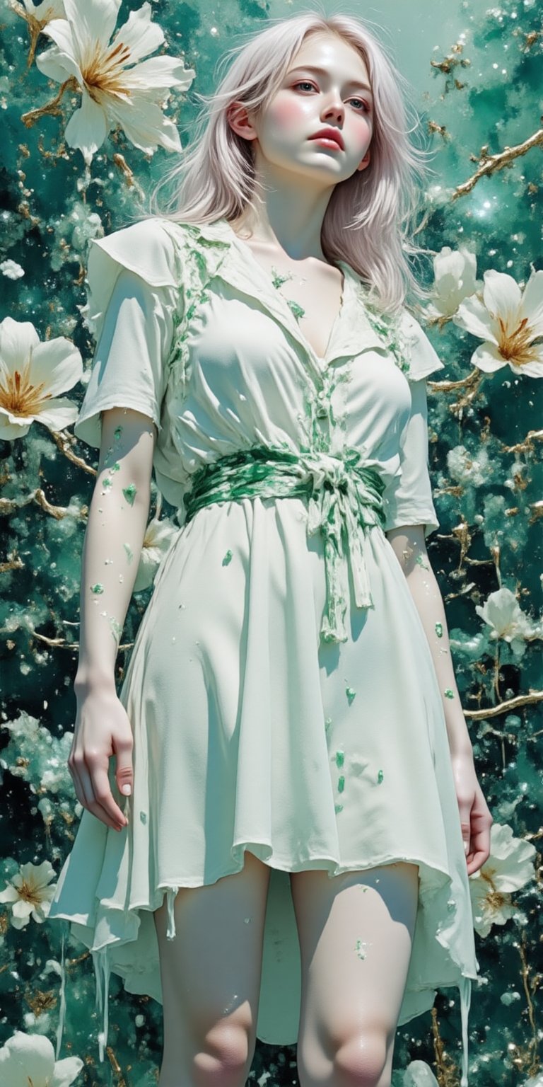 masterpiece,  ultra-detailed,  abstract fashion editorial by Kunjung on Tensor.Art
