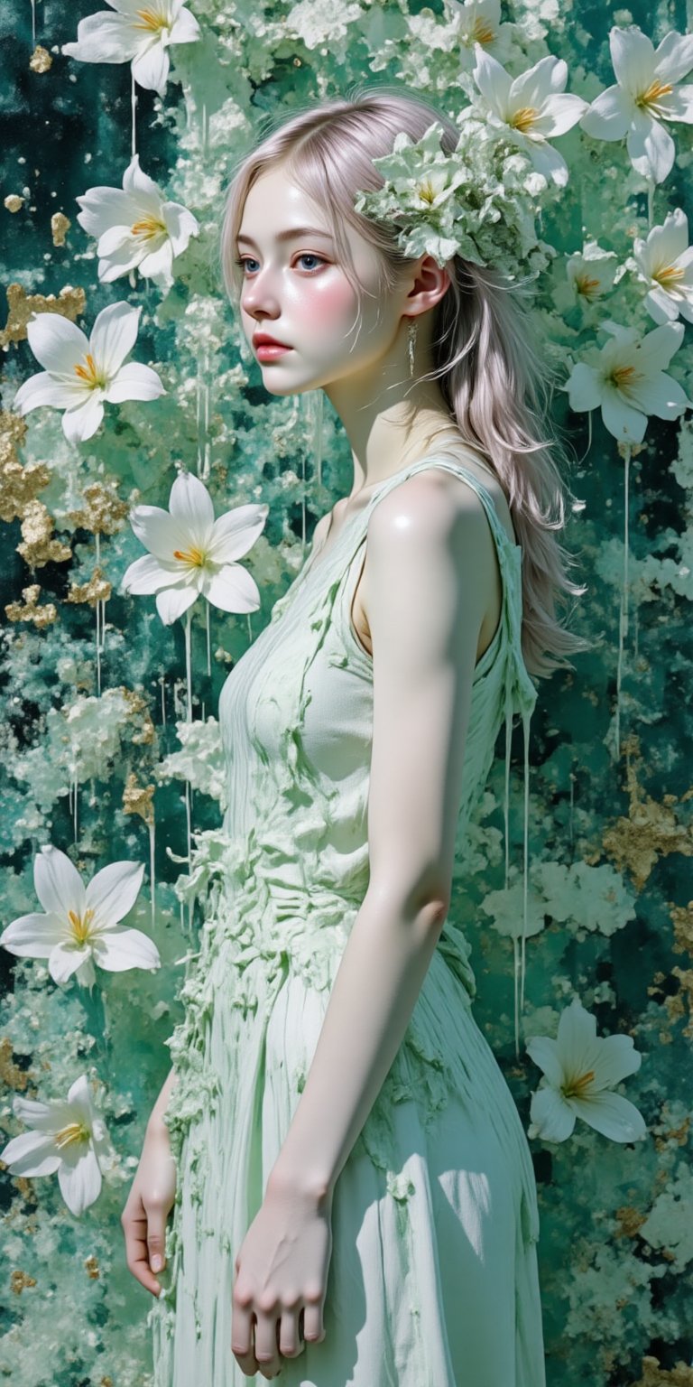 masterpiece,  ultra-detailed,  abstract fashion editorial by Kunjung on Tensor.Art