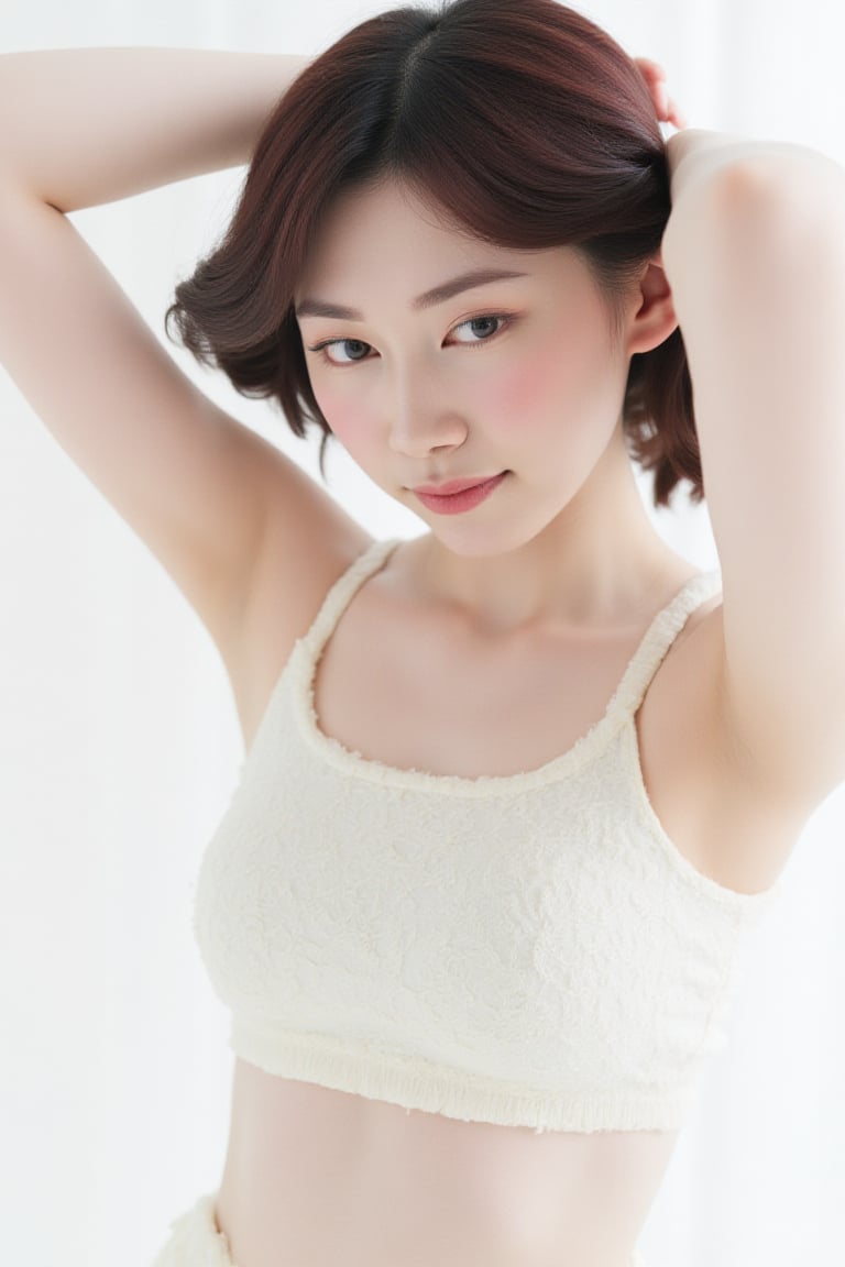 Medium shot,  beautiful woman,  dark hair by Emaknya Qiqi on Tensor.Art