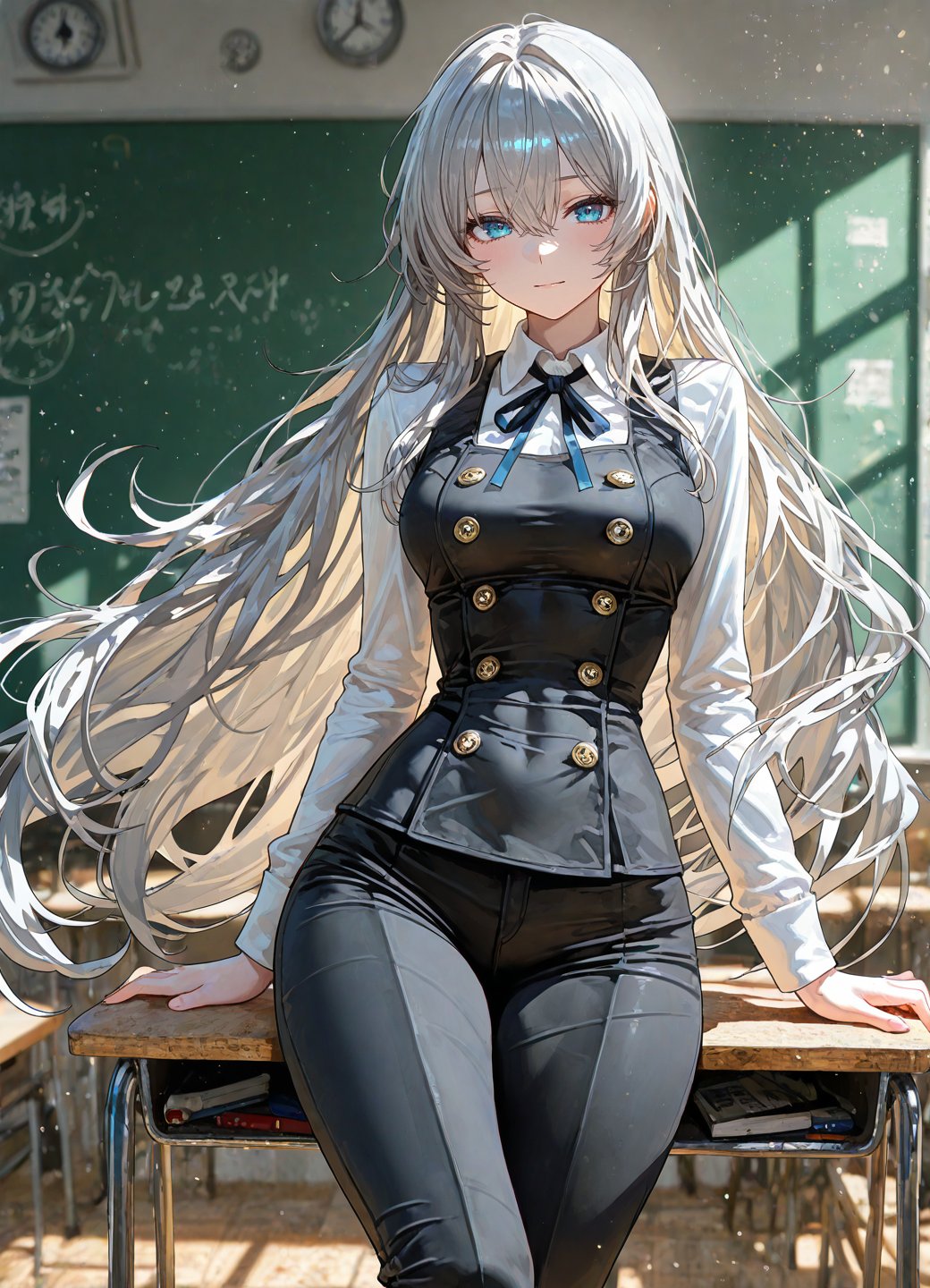 1girl,  solo,  blue eyes by Terrael on Tensor.Art
