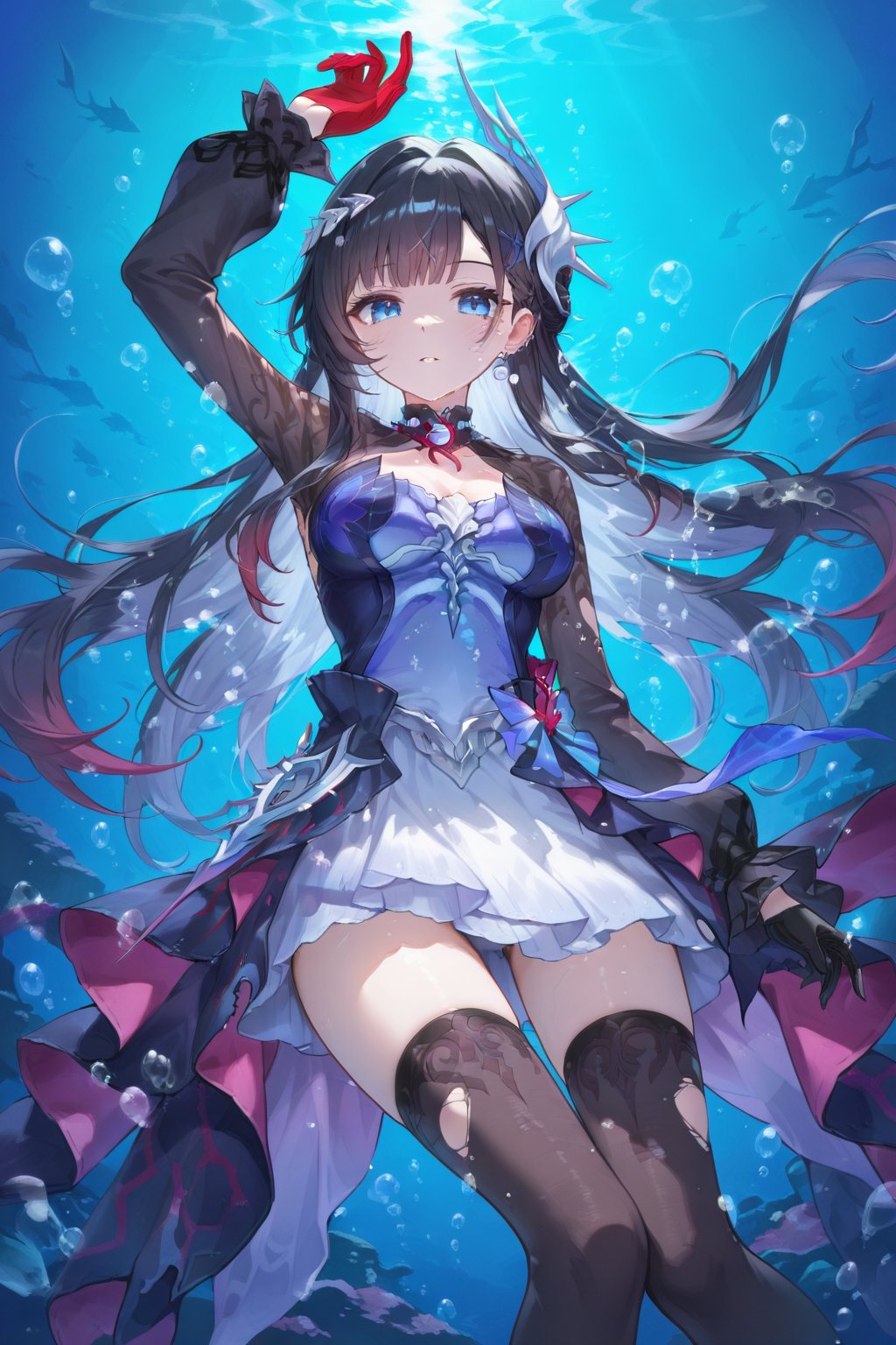 underwater,  underwater,  upper body by lijia on Tensor.Art