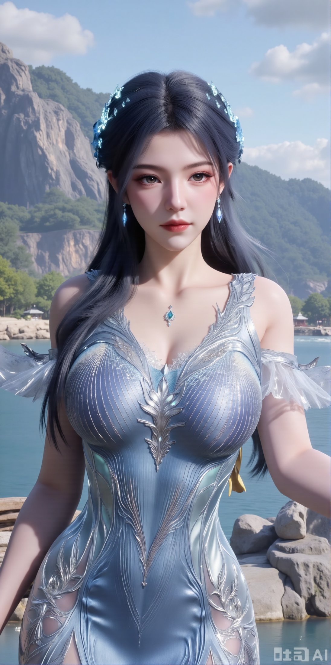 1 girl,  solo,  long hair by DeepBlue藍心 on Tensor.Art