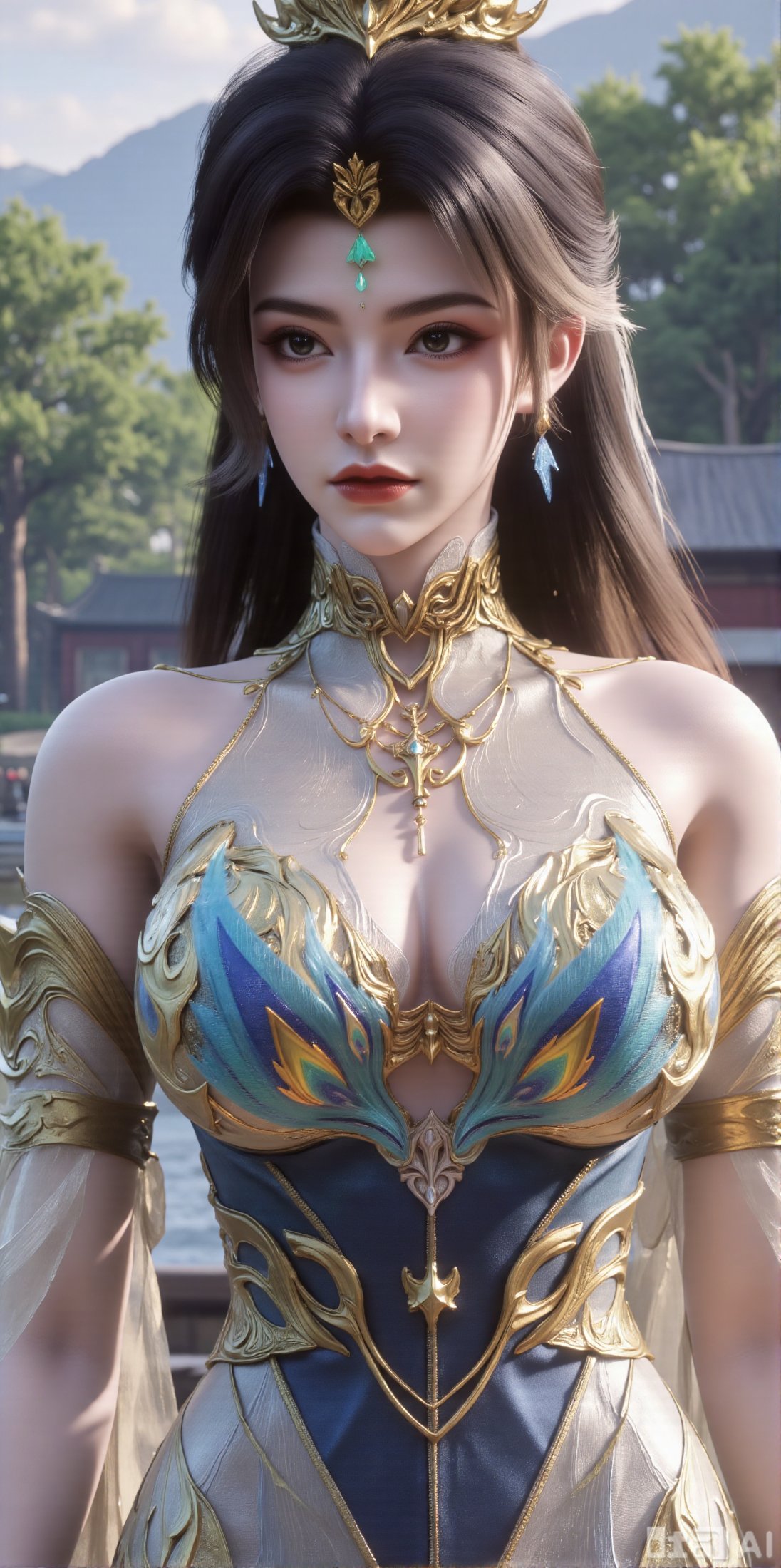 1 girl,  solo,  long hair by DeepBlue藍心 on Tensor.Art