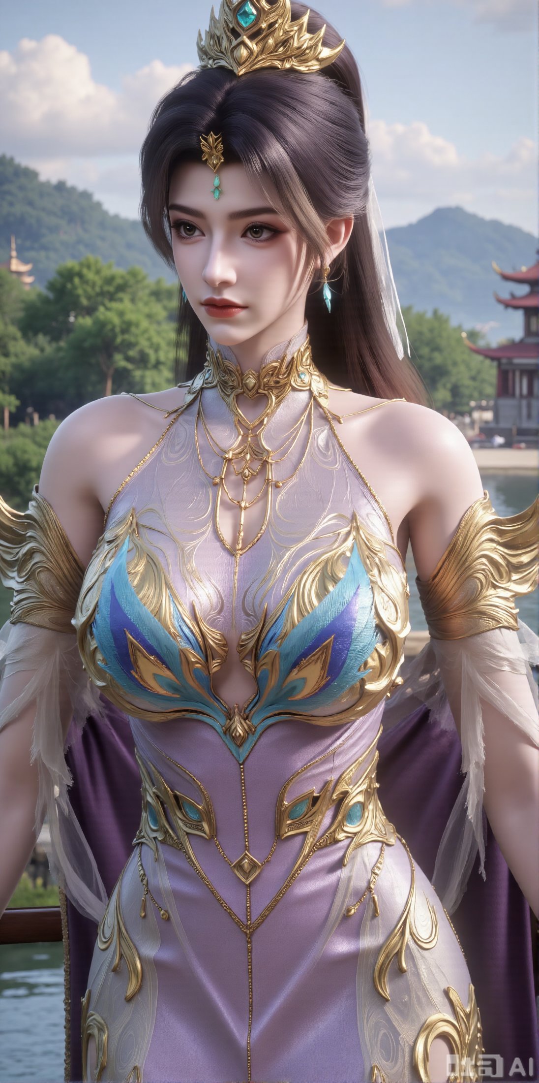1 girl,  solo,  long hair by DeepBlue藍心 on Tensor.Art