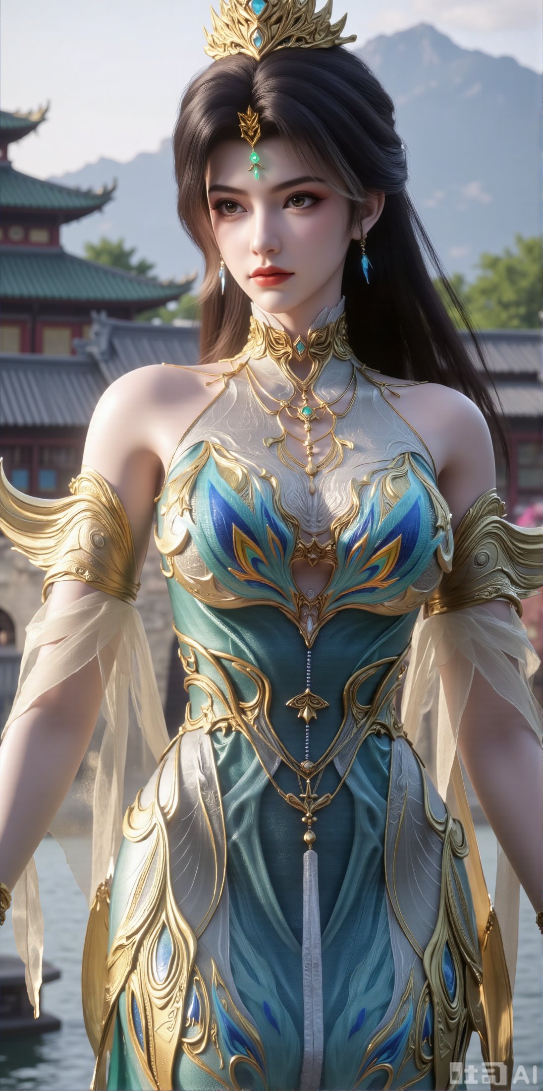 1 girl,  solo,  long hair by DeepBlue藍心 on Tensor.Art