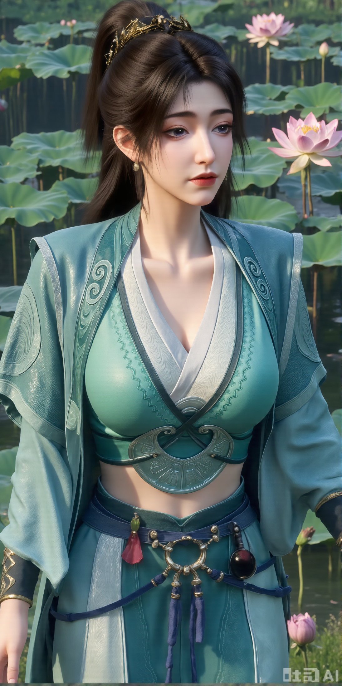 1girl,  navel,  solo by DeepBlue藍心 on Tensor.Art