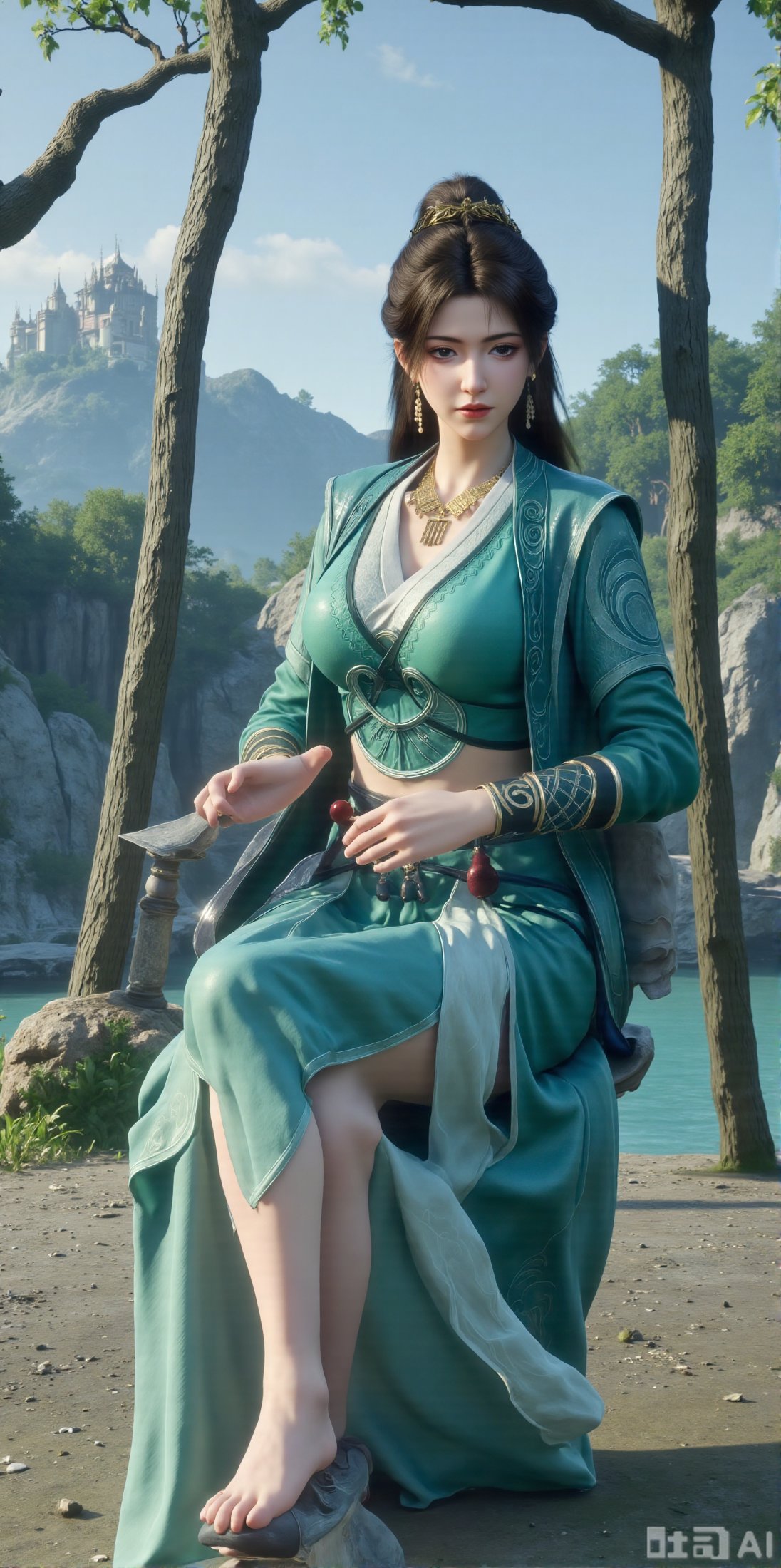 Dynamic posture,  natural skin texture,  1gir by DeepBlue藍心 on Tensor.Art