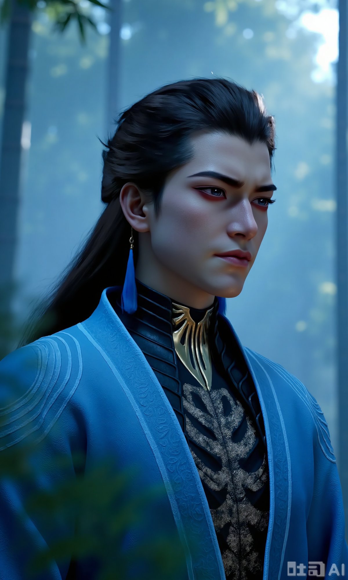 hanfu,  ancient style,  male by DeepBlue藍心 on Tensor.Art