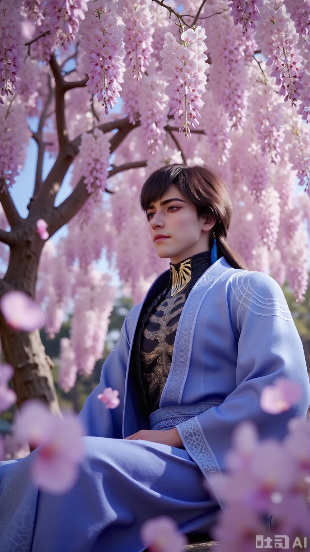 ancient Chinese youth,  tall and slender,  hanfu by OpenArt on Tensor.Art