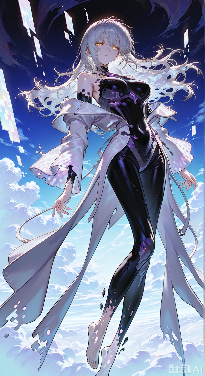 1girl,  solo,  white hair by user_612309444184811391 on Tensor.Art
