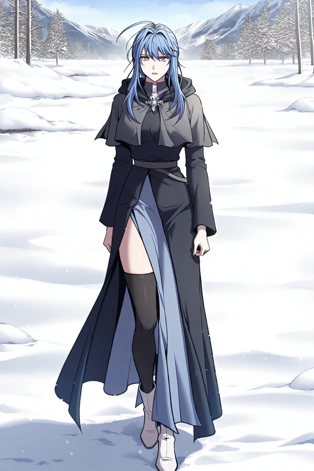 Snow,  Snow,  Thigh exposed by lijia on Tensor.Art