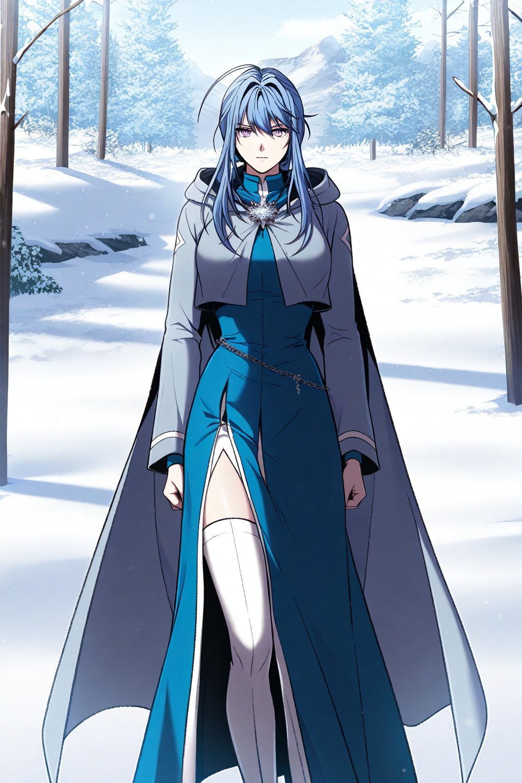 Snow,  Snow,  Thigh exposed by lijia on Tensor.Art
