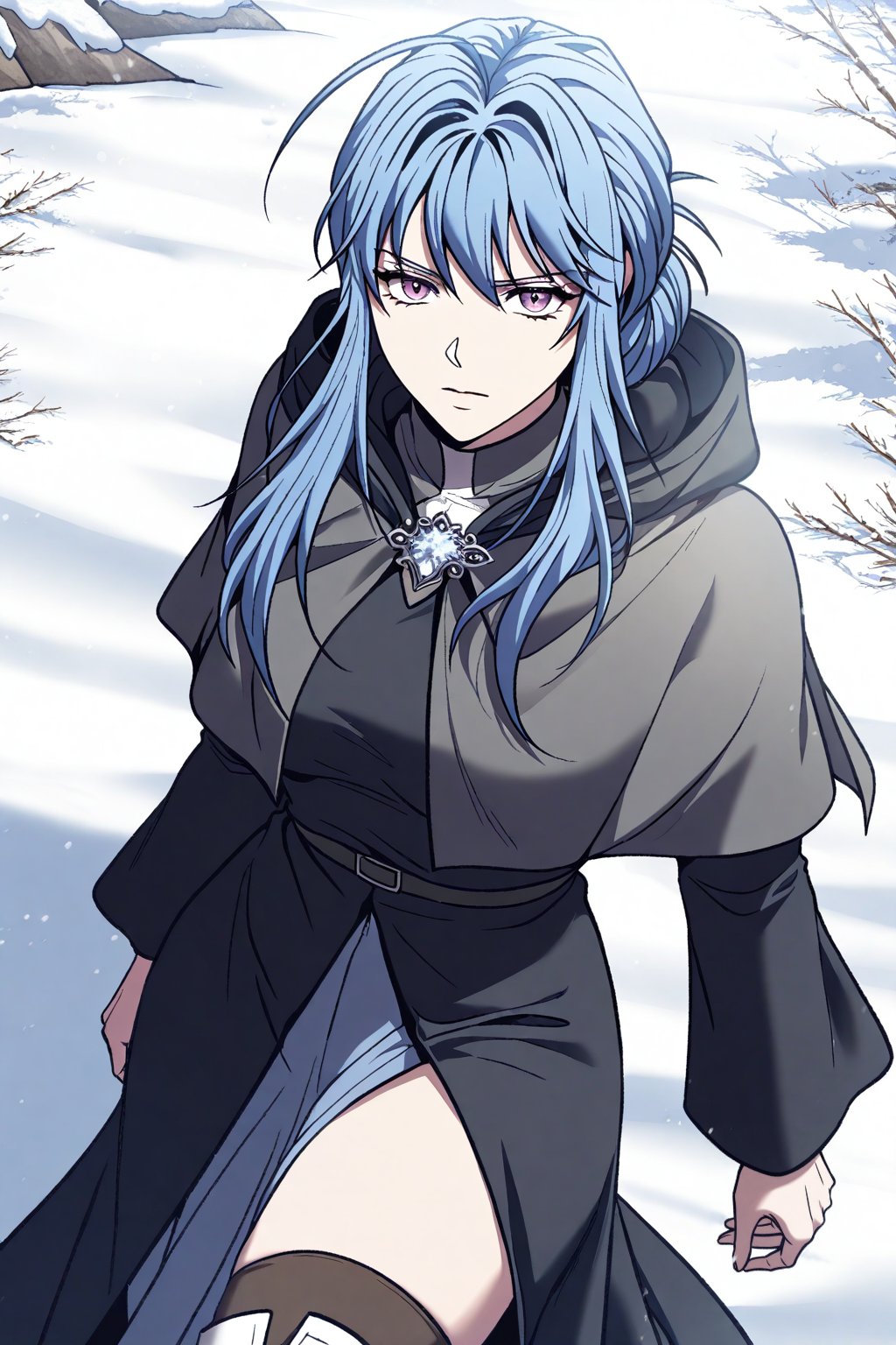 Snow,  Snow,  Thigh exposed by lijia on Tensor.Art