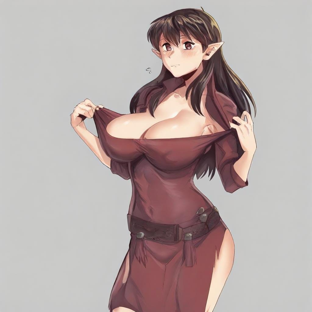 1girl,  standing,  big breasts by Abstractionary on Tensor.Art