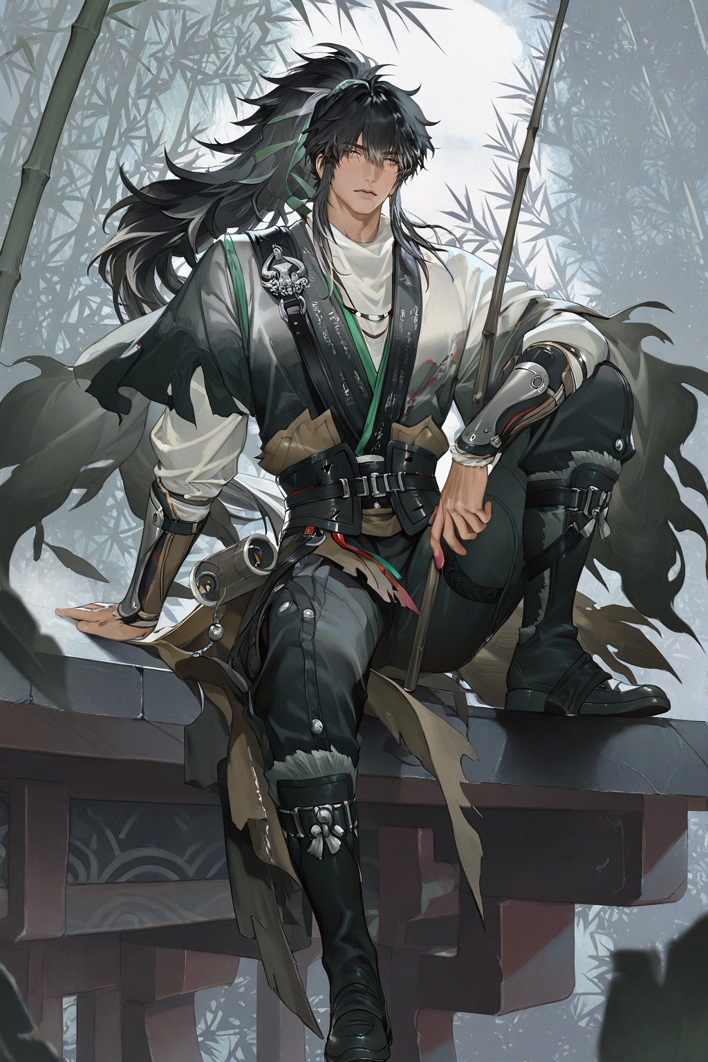1boy,  (rei \(sanbonzakura\):0.8),  (watercolor art) by 小羽毛 on Tensor.Art