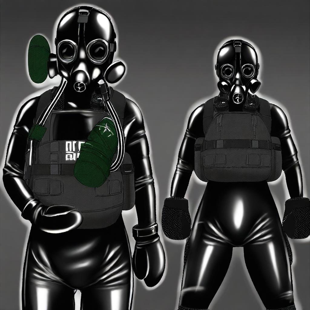 SCB,  gas mask,  rebreather_bag by user_858257838944869257 on Tensor.Art