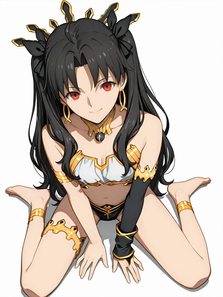 looking_at_viewer,  solo,  wariza by MAKO115265 on Tensor.Art