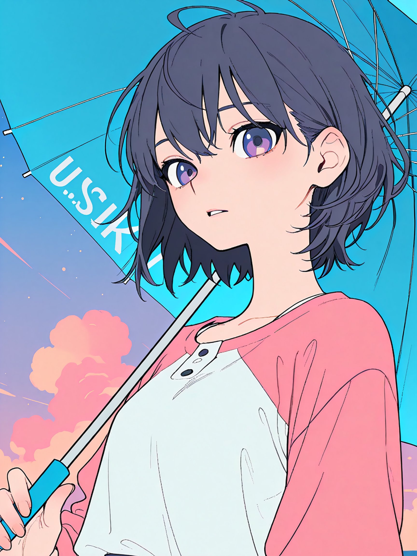 uszksr (style),  1girl,  takamatsu tomori by user_866065275592649783 on Tensor.Art