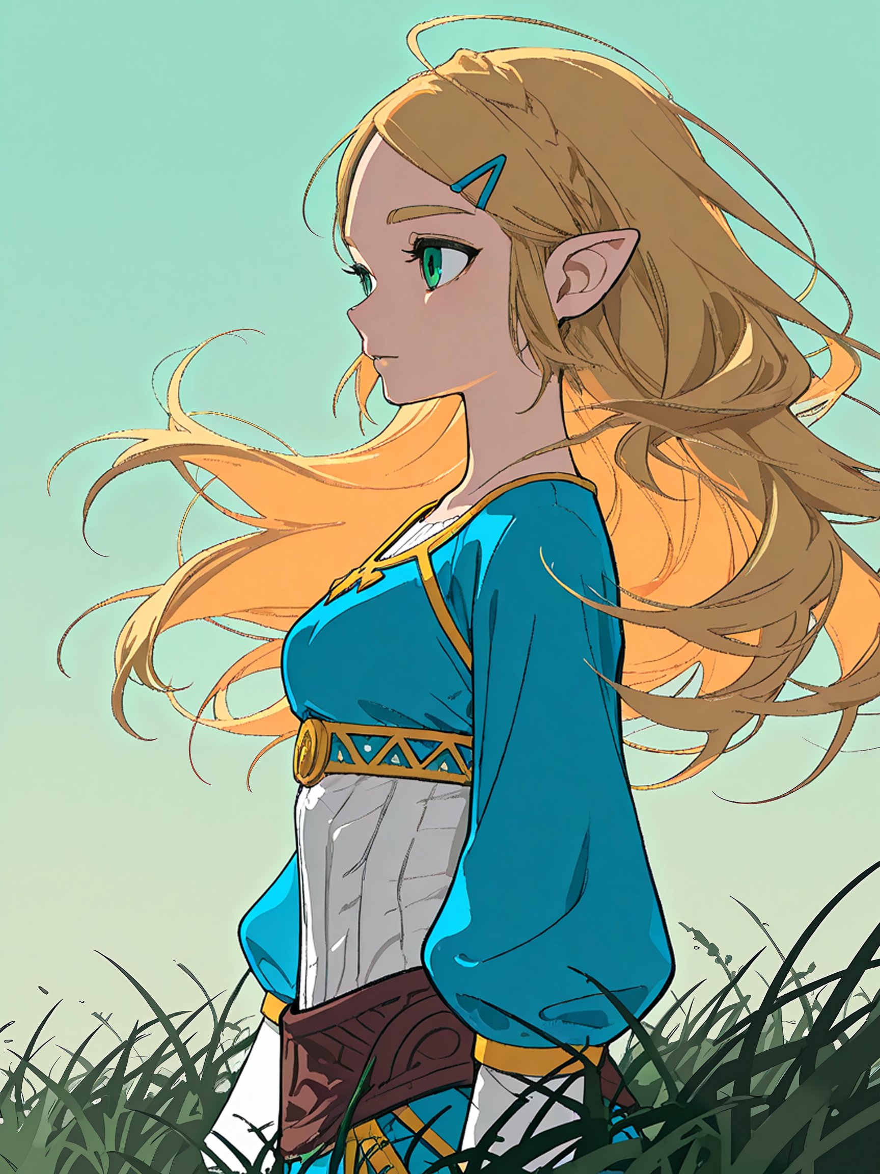 uszksr (style),  1girl,  princess zelda by user_866065275592649783 on Tensor.Art
