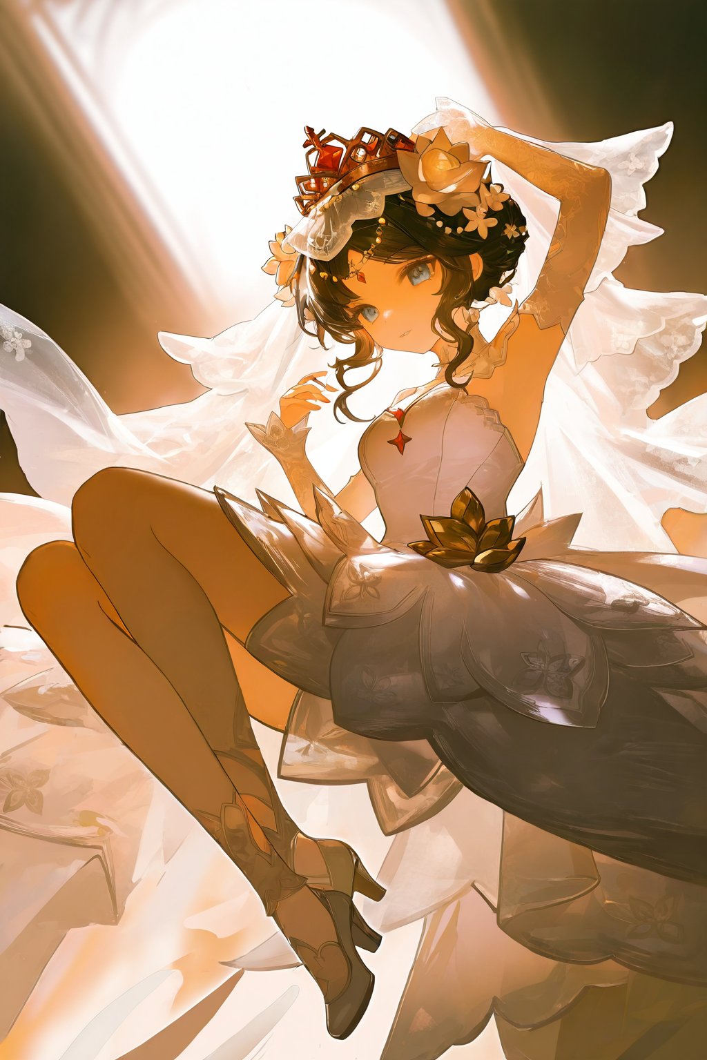 1girl,  chunbai,  white dress by gjjqxy on Tensor.Art
