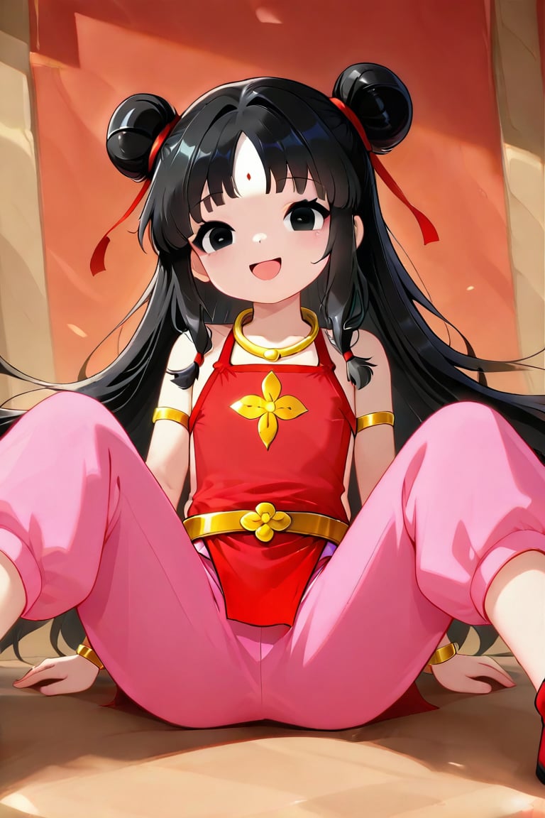 feng wa,  long hair,  black hair by Yokan Hiden on Tensor.Art