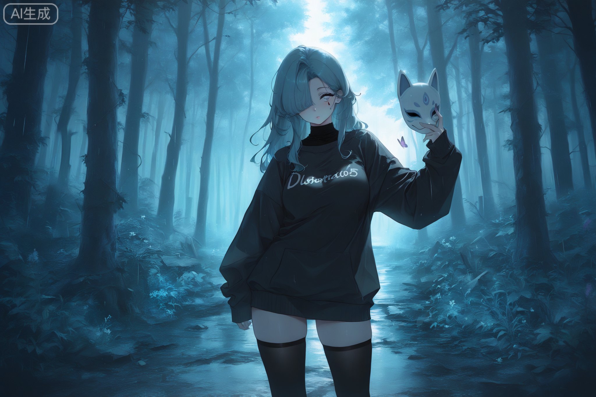 Solo: 1.3,  whole body,  Blue theme: 0.6 by 初玖玖 on Tensor.Art