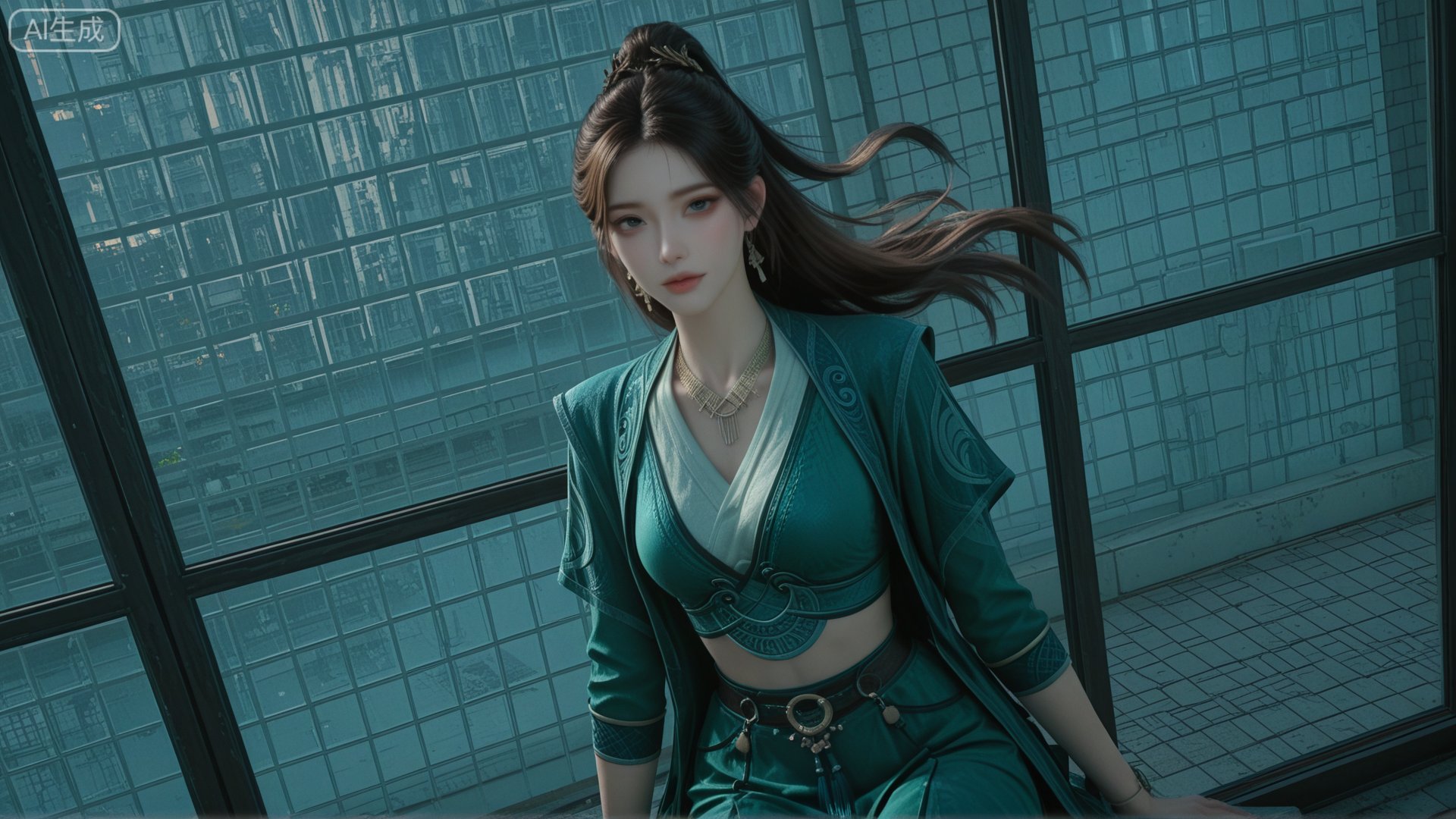 GF3D,  1girl,  XW clothes by 月恋-❀ on Tensor.Art