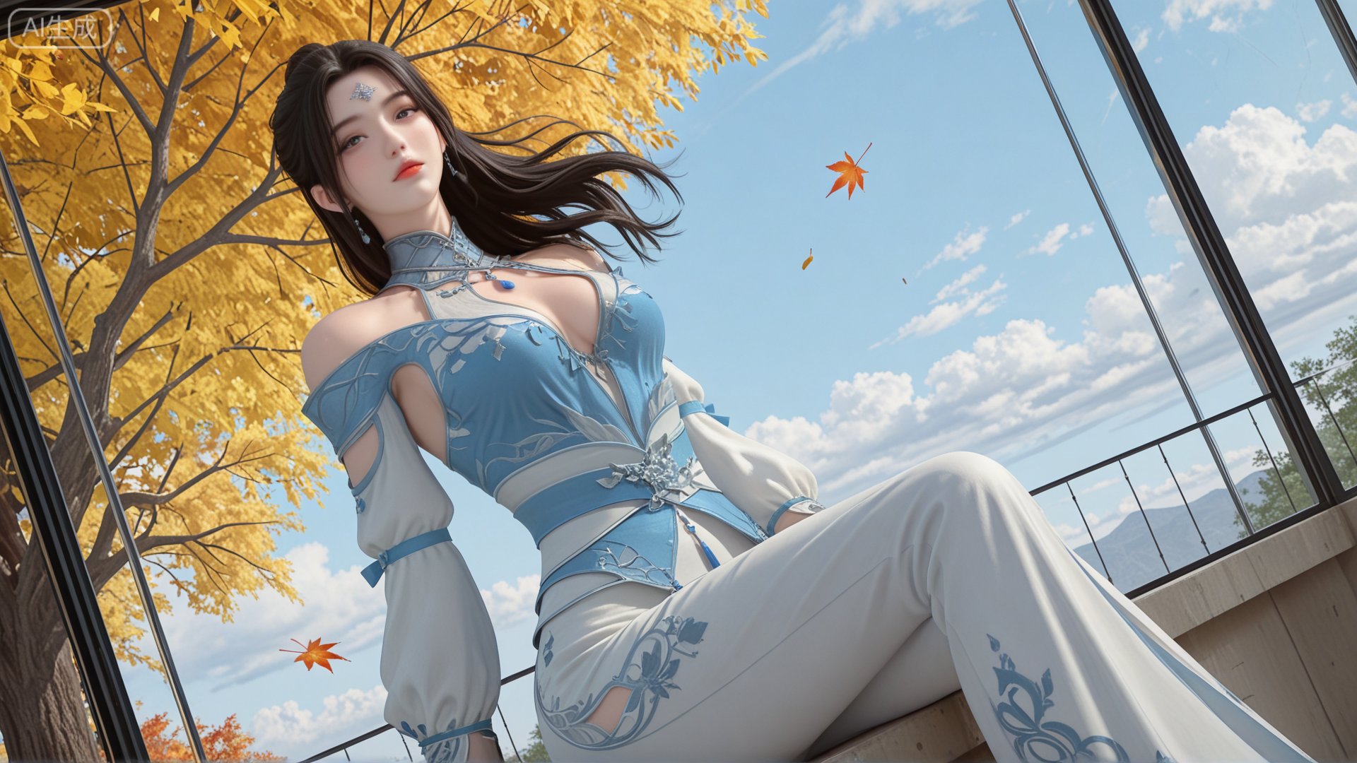 GF3D,  1girl,  XW clothes by 月恋-❀ on Tensor.Art