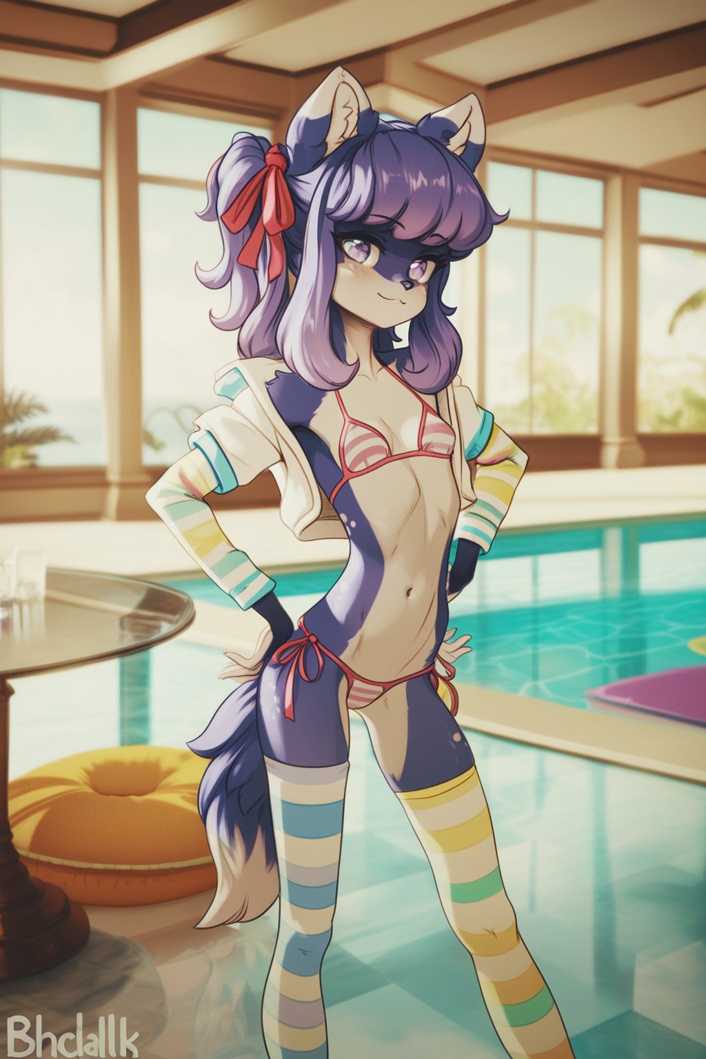 (ButterchalkFArt,  Furry,  Kemonomimi by MasteRaccoonMan on Tensor.Art
