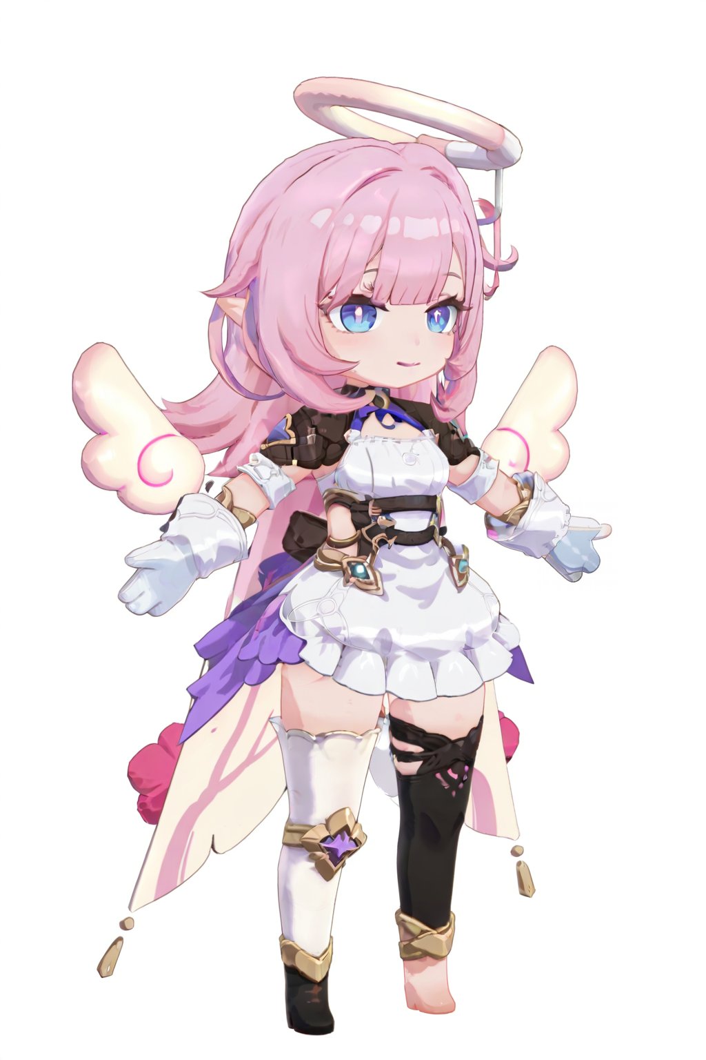 elysia \(honkai impact\),  Elysiamini,  clothes: Elysiamini white dress by lijia on Tensor.Art