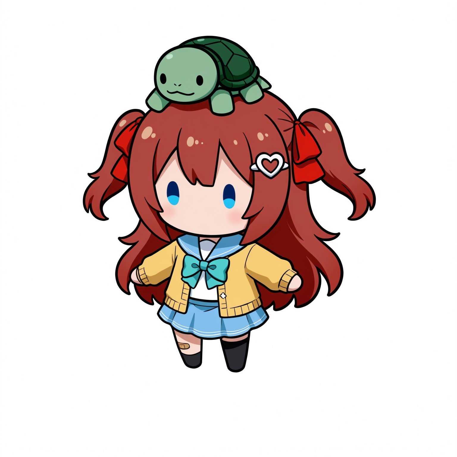 white background,  simple background,  object on head by miniphak on Tensor.Art
