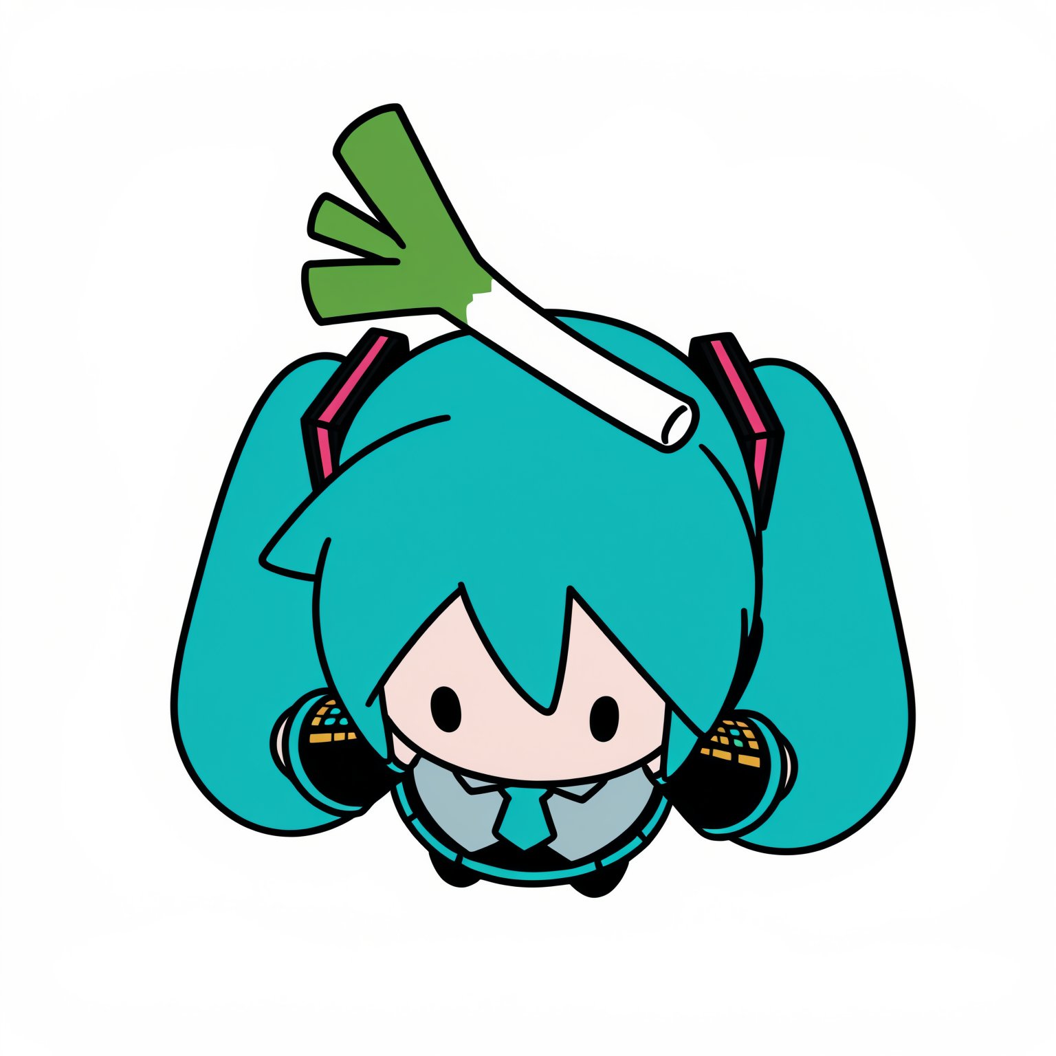 white background,  simple background,  object on head by miniphak on Tensor.Art