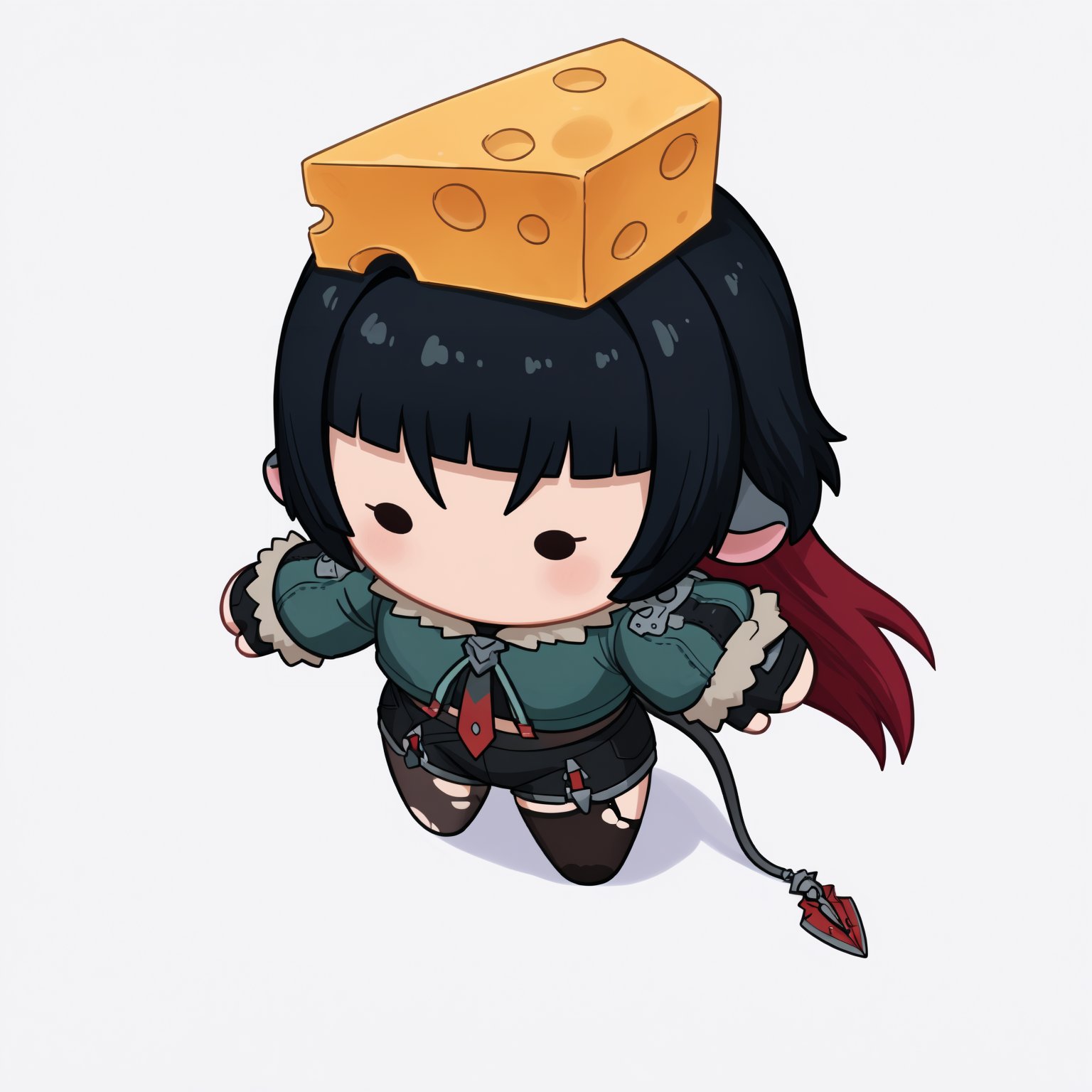 object on head,  cheese,  standing by miniphak on Tensor.Art